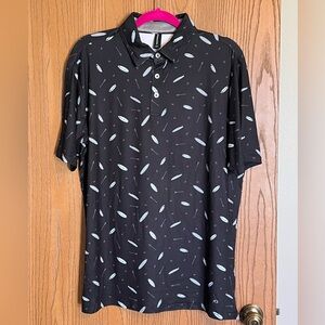 NWOT Anderson Ord Golf Polo Black Size Medium